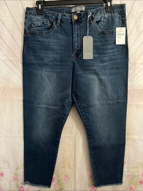 Wit & Wisdom Women’s Dark Wash Relaxed Stretch Jeans 18p